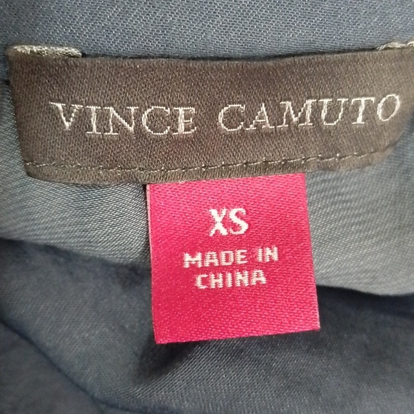 E4 Vince Camuto XS slate blue off shoulder top - Picture 10 of 11